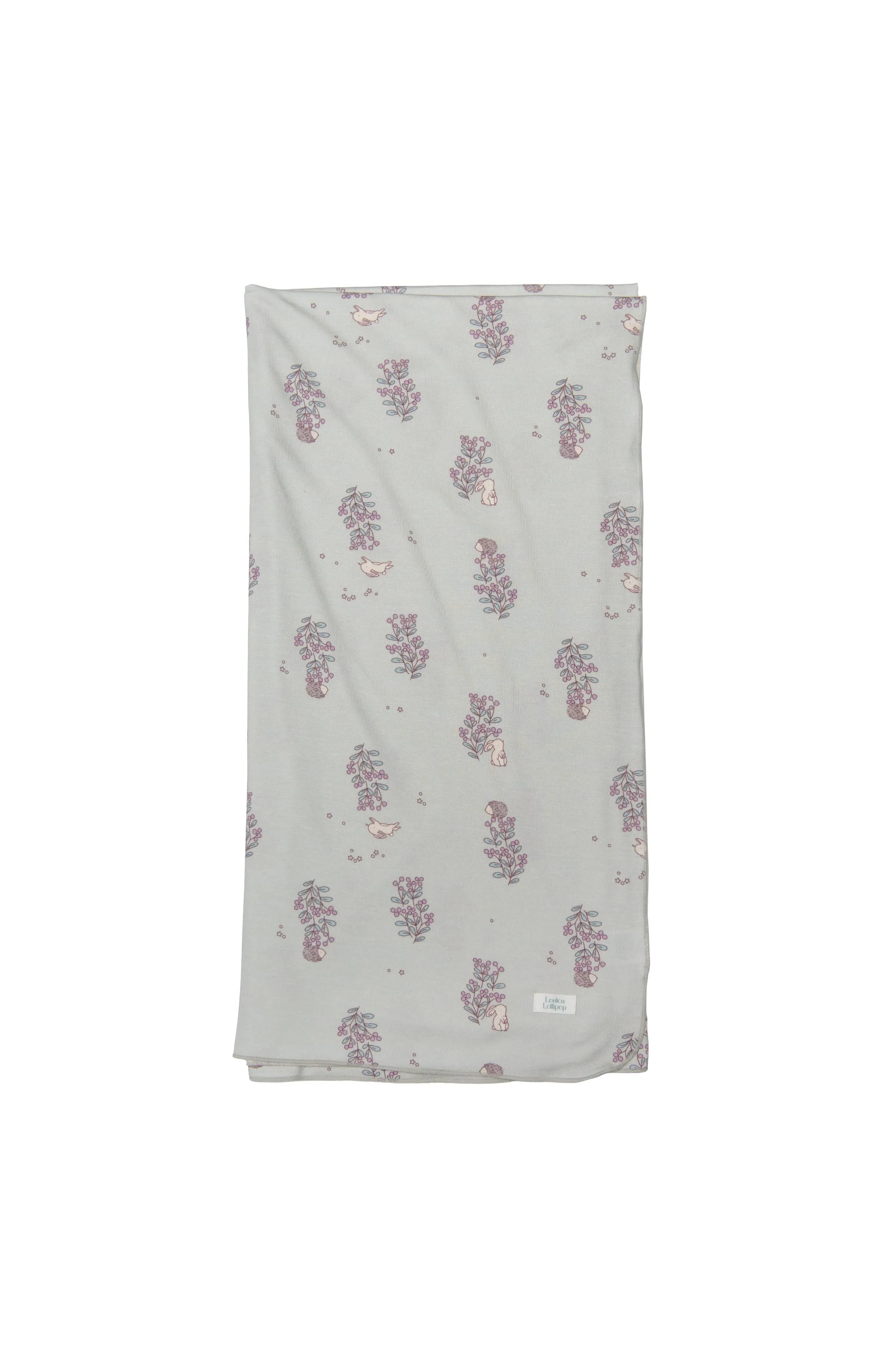 TENCEL™ Stretch Knit Blanket - Hedgehog Forest