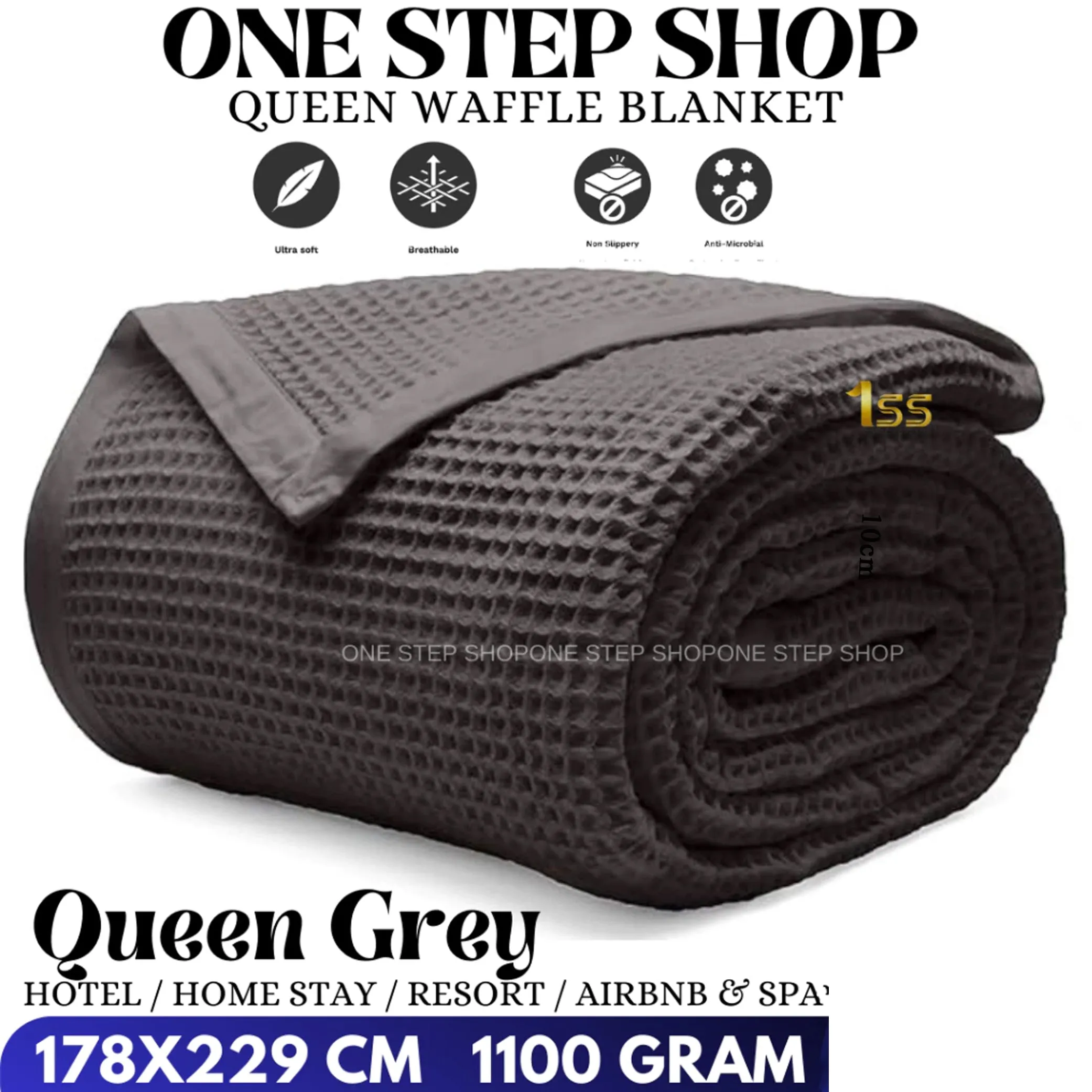 Thermal Blanket - Queen Grey