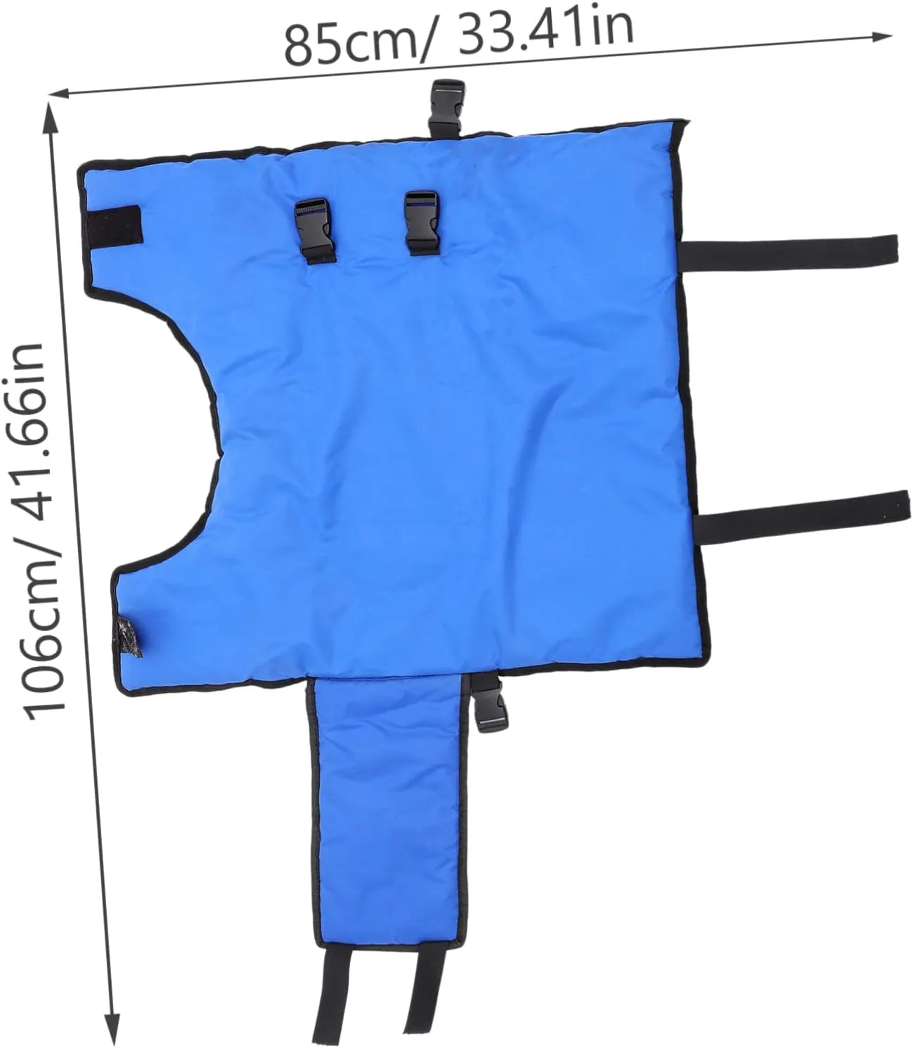 Thermal Clothing Blanket Cow Plush Highland Cow Nursery Goat Saver Coat Horse Stuff Cow Slippers Highland Cow Throw Blanket Cattle Prod Cows Oxford Cloth Blue