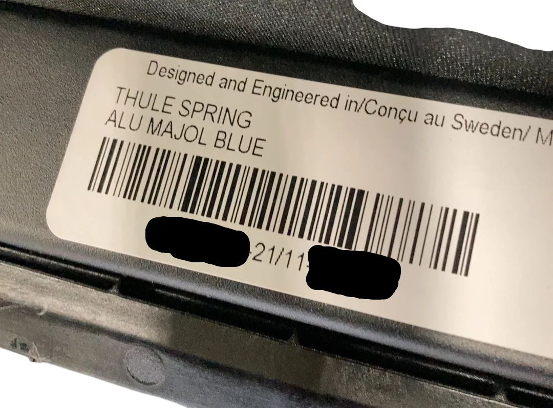 Thule Spring Stroller, 2021, Aluminum, Majolica Blue