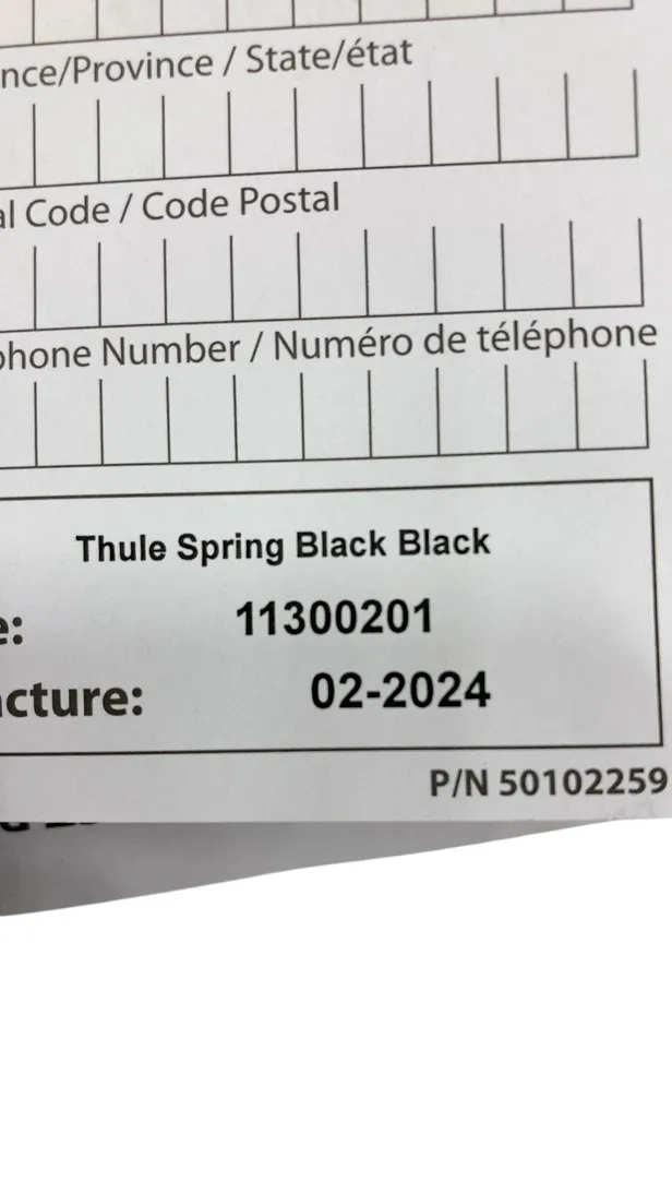Thule Spring Stroller, 2024, Black, Midnight Black