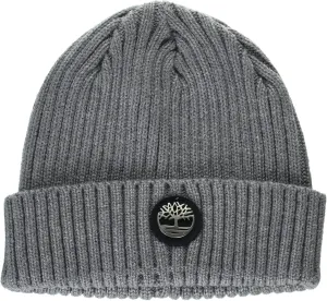 Timberland Men's Ribbed Watch Cap with Logo Plate