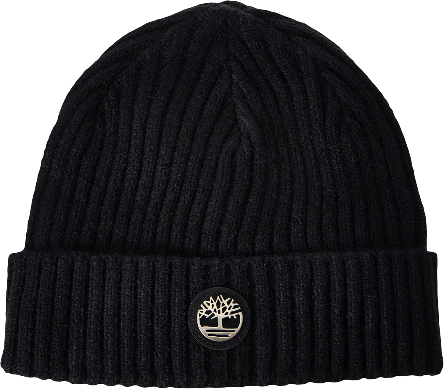 Timberland Men's Ribbed Watch Cap with Logo Plate