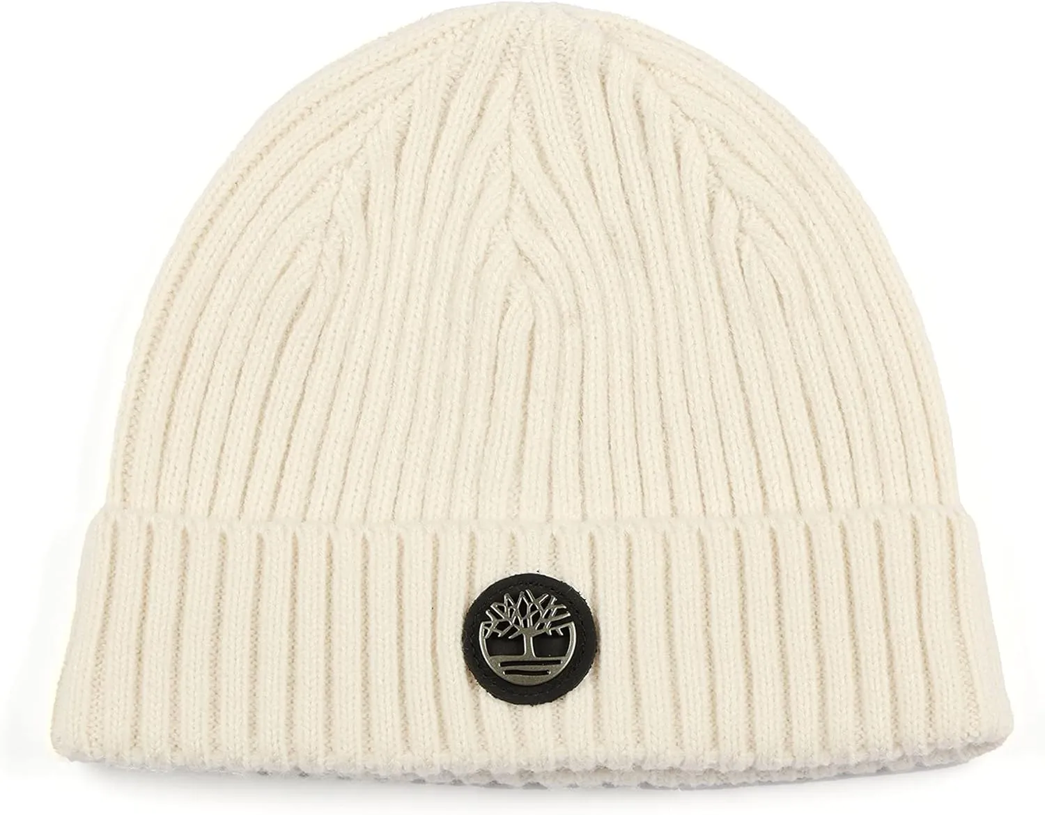 Timberland Men's Ribbed Watch Cap with Logo Plate