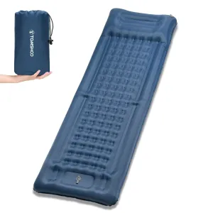 Tomshoo Inflatable Sleeping Pad Extra Thick 4In Self-Inflating Mats Air Mattress W Built-In Pump for Camping Backpacking Travel