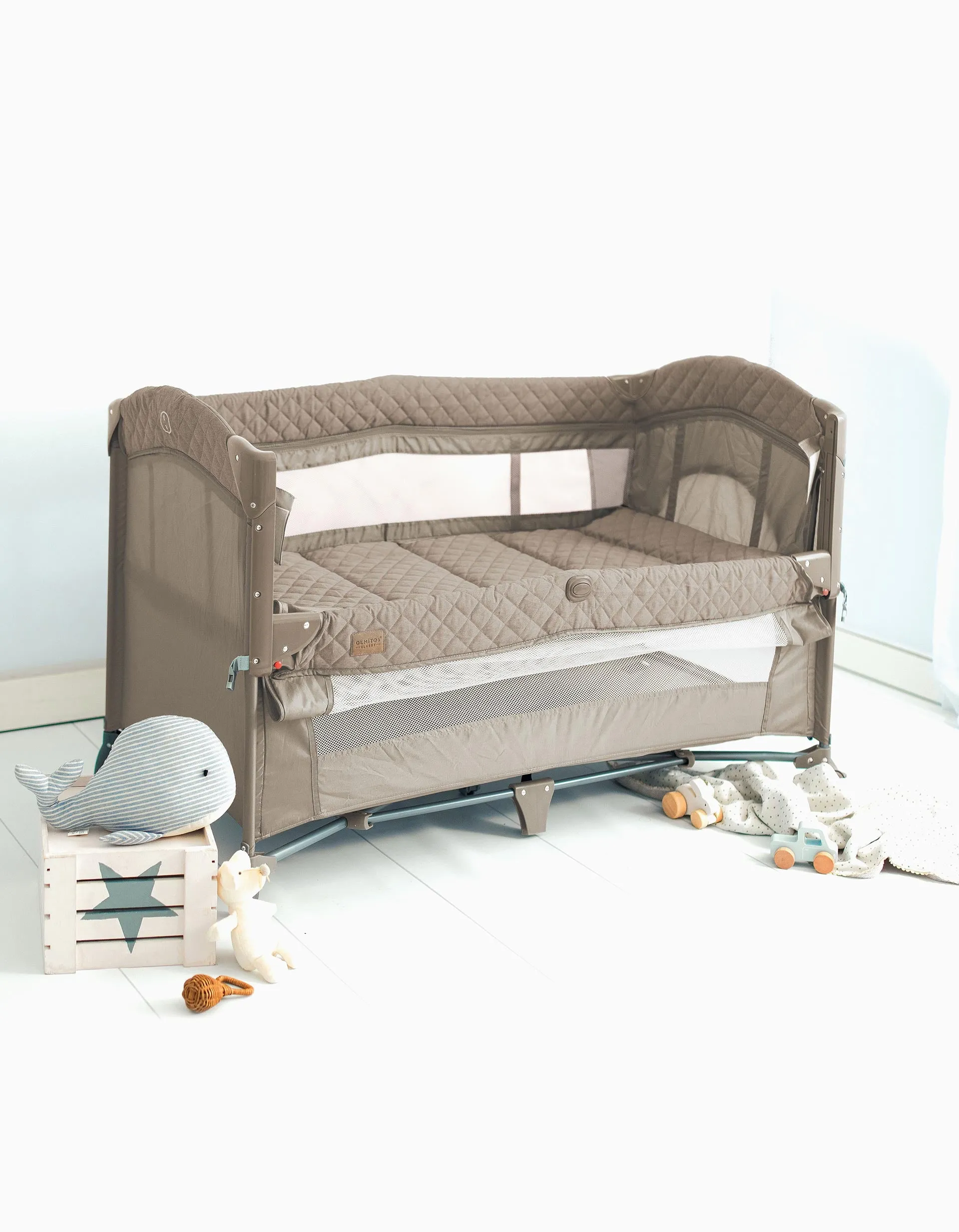 Travel Bed Olmitos, Beige