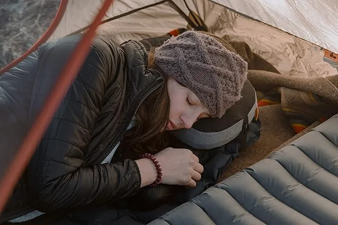 TREKOLOGY Camping Pillow with Removable Cover, Inflatable Pillow for Backpacking, Ultralight Inflatable Camp Pillows for Sleeping Portable Compact Pillow for Hiking Travel