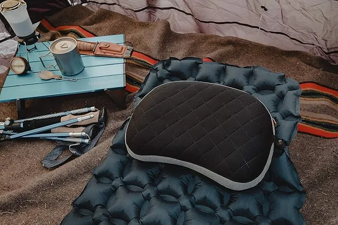 TREKOLOGY Camping Pillow with Removable Cover, Inflatable Pillow for Backpacking, Ultralight Inflatable Camp Pillows for Sleeping Portable Compact Pillow for Hiking Travel