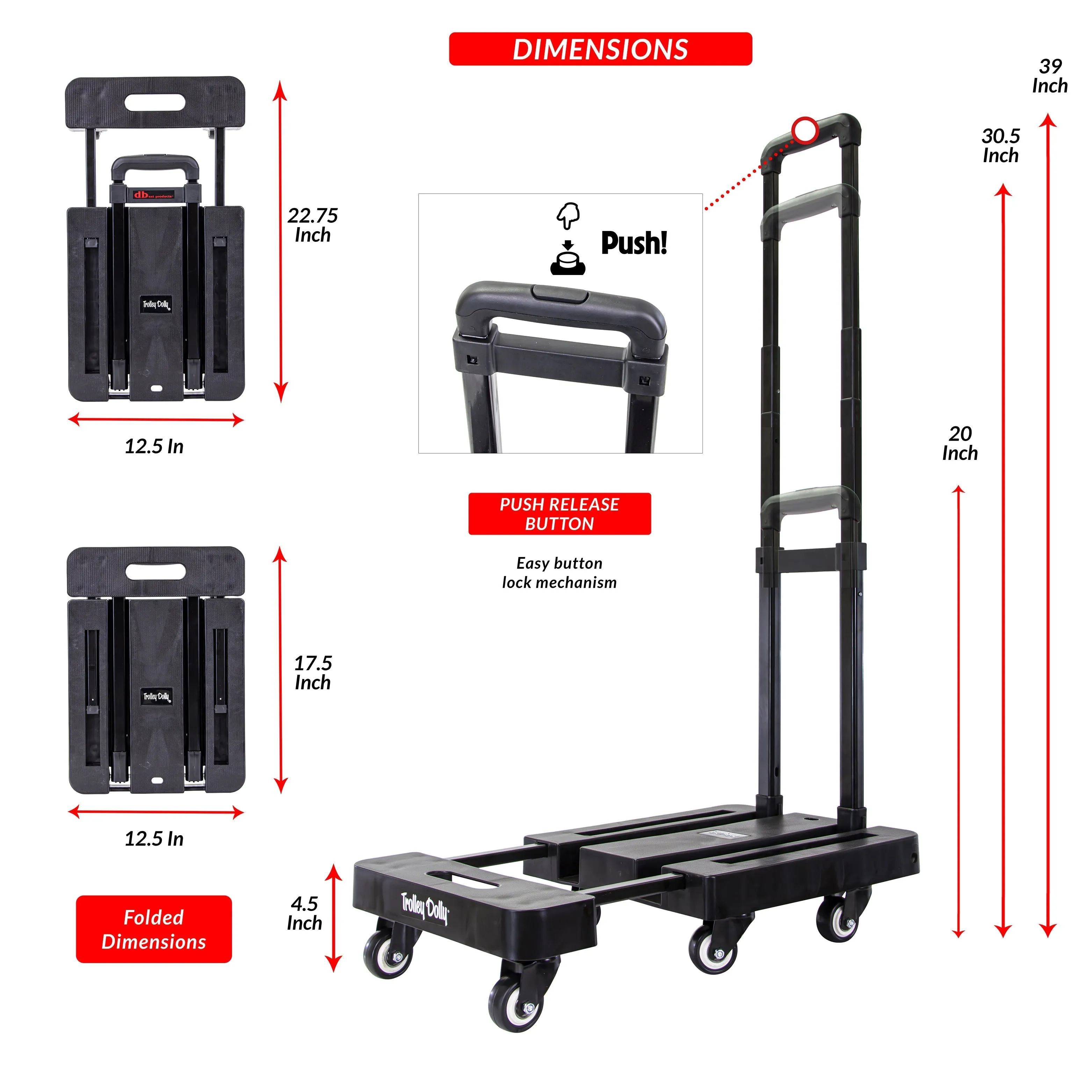Trolley Dolly- Folding Hand Truck