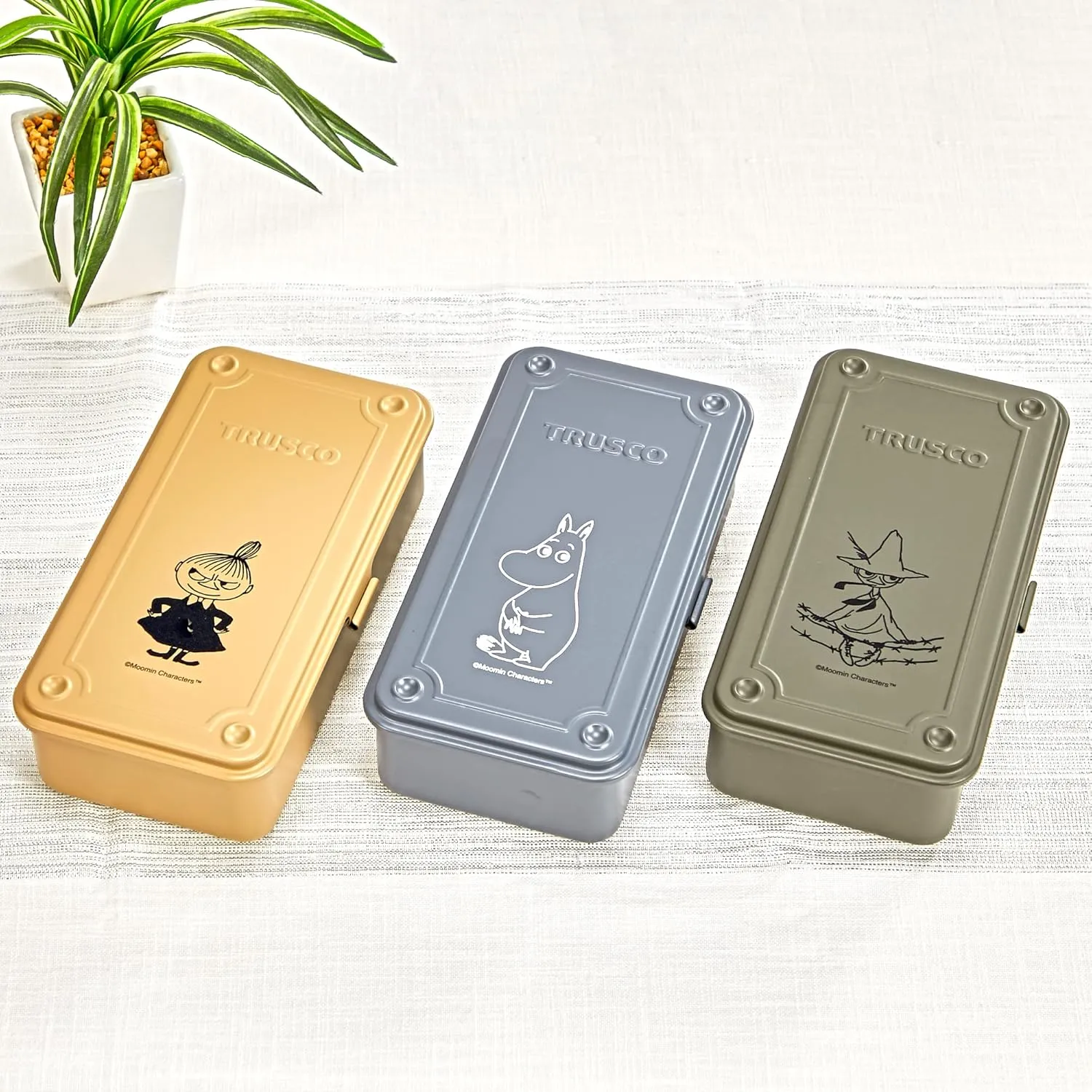Trusco Nakayama (Trusco) Moomin Trunk Tool Box, 80.9 x 4.2 x 2.0 inches (203 x 109 x 56 cm), Arsenal Gray [Mail Order Only]