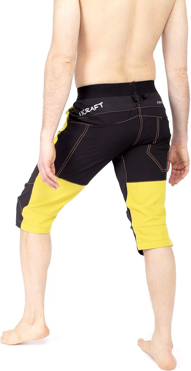 Ucraft "Xlite Rock Climbing Bouldering and Yoga Knickers ¾ Men's and Women's Capri Pants. Lightweight, Stretchy, Breathable