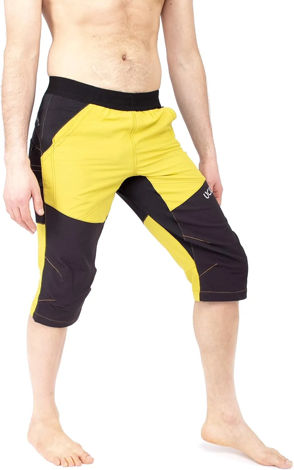 Ucraft "Xlite Rock Climbing Bouldering and Yoga Knickers ¾ Men's and Women's Capri Pants. Lightweight, Stretchy, Breathable