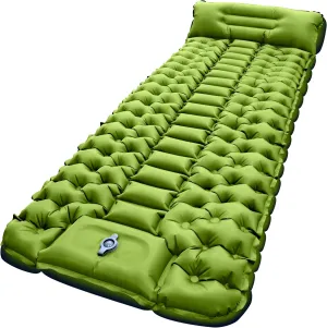 Ultra-Comfortable Camping Sleeping Pad – Lightweight, Waterproof, & Inflatable Sleeping Pad for Outdoor Adventures – Portable, Durable, & Easy to Pack