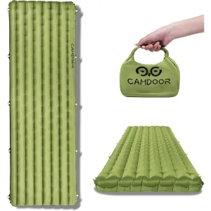 Ultralight Insulated Sleeping Pad with Inflatable Bag for Camping and Hiking