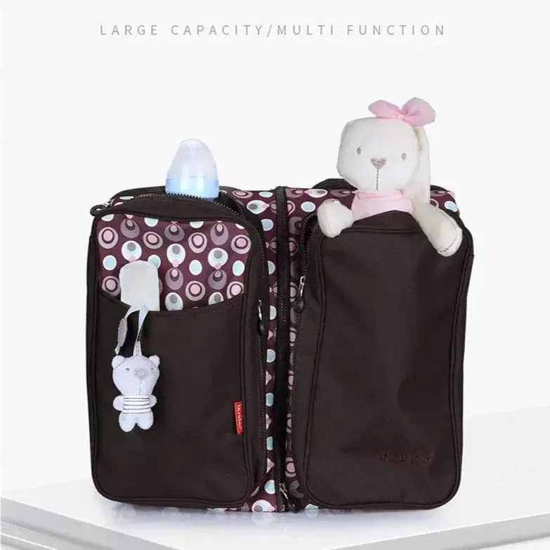 Universal Portable Baby Travel Bed & Diaper Storage Bag