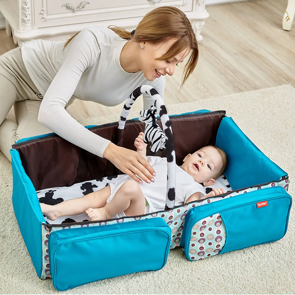Universal Portable Baby Travel Bed & Diaper Storage Bag