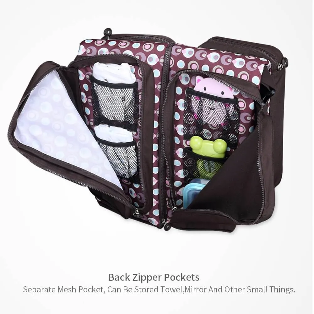 Universal Portable Baby Travel Bed & Diaper Storage Bag