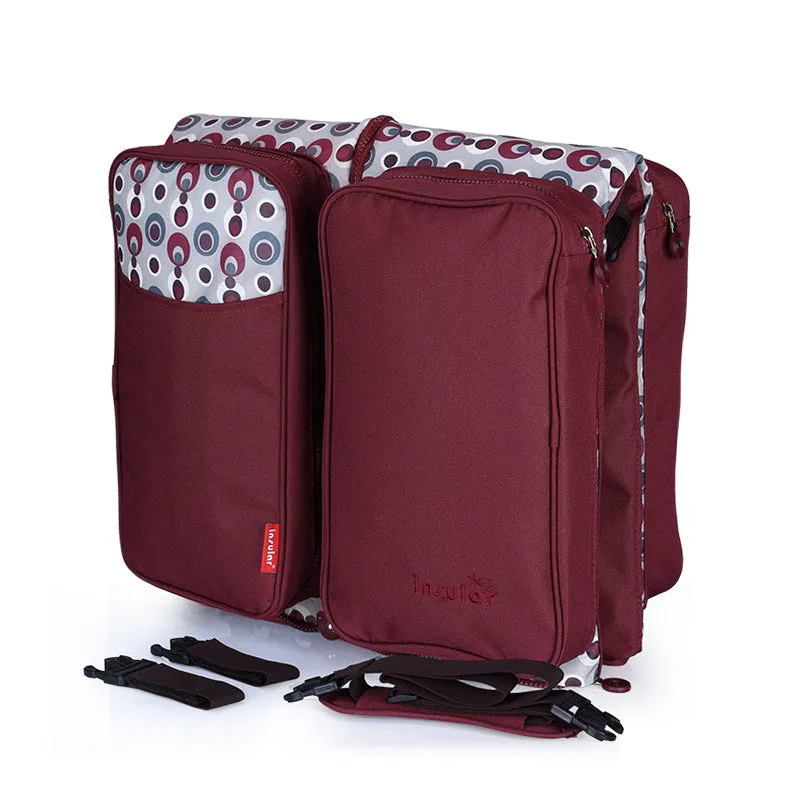 Universal Portable Baby Travel Bed & Diaper Storage Bag
