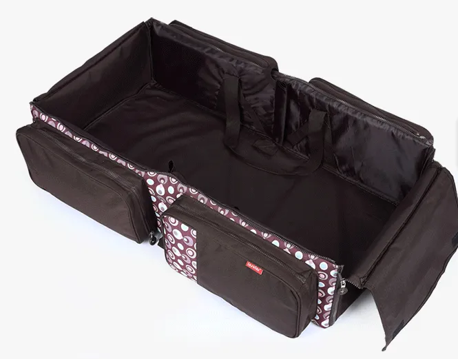 Universal Portable Baby Travel Bed & Diaper Storage Bag
