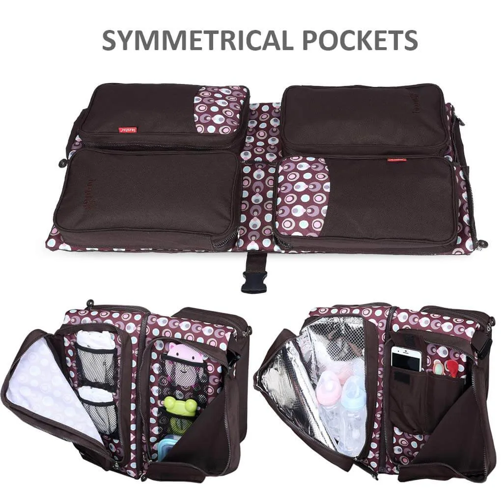Universal Portable Baby Travel Bed & Diaper Storage Bag