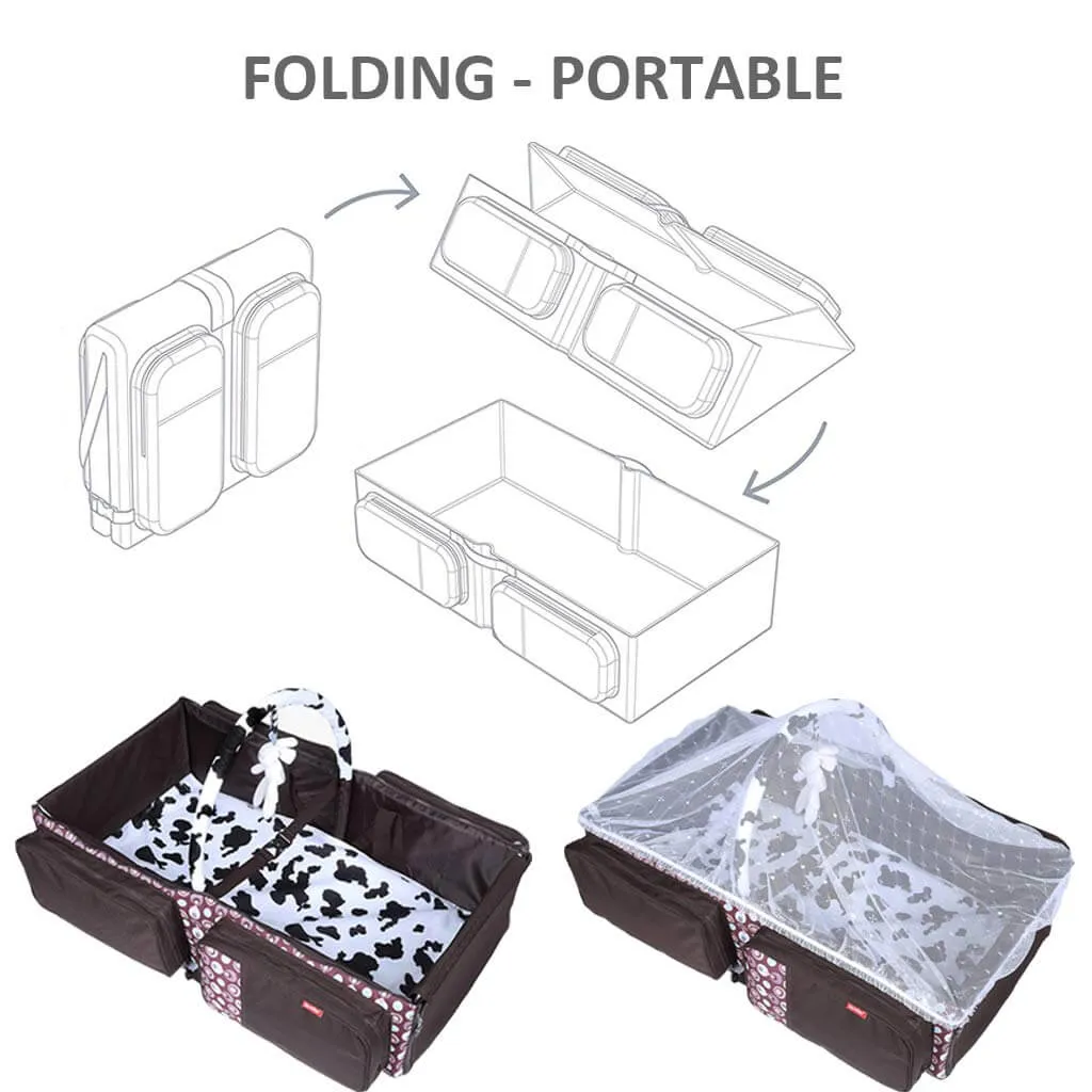 Universal Portable Baby Travel Bed & Diaper Storage Bag