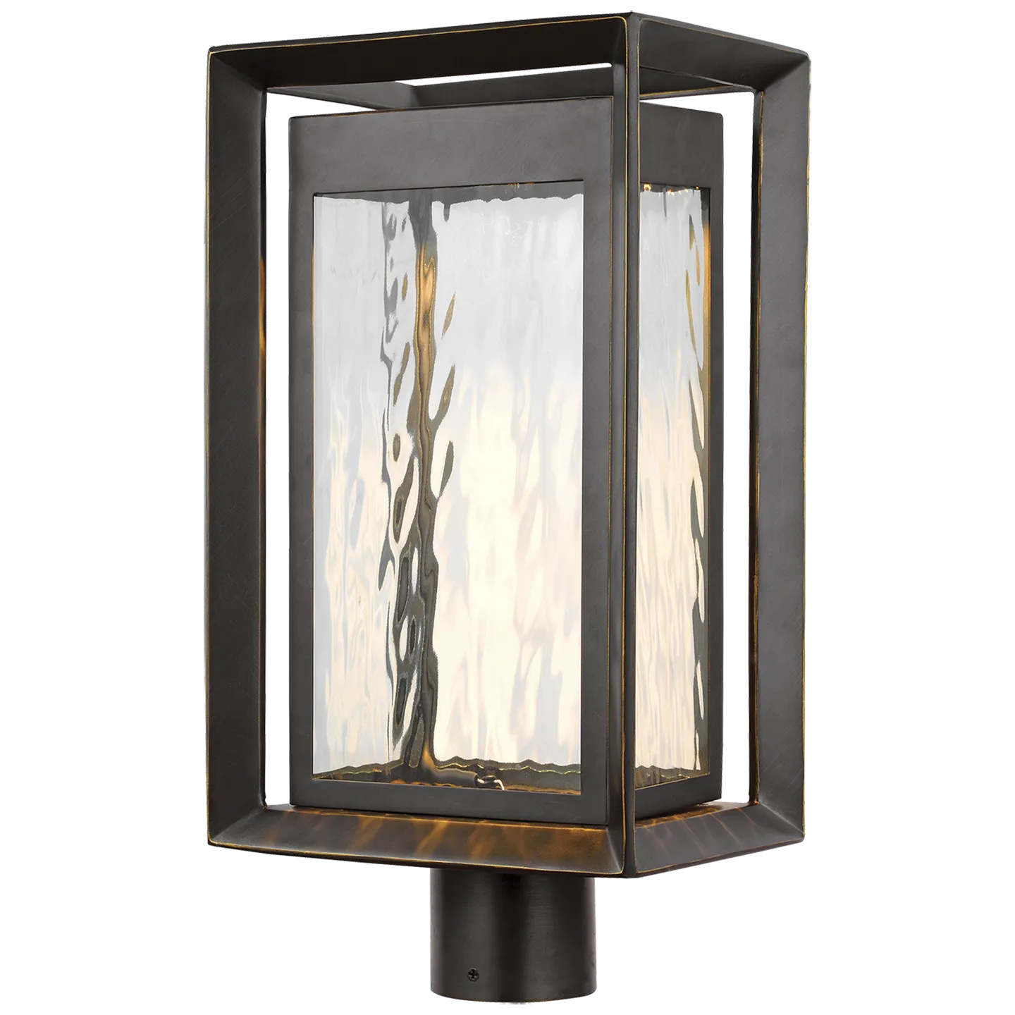 Urbandale Large LED Post Lantern | Antique Bronze