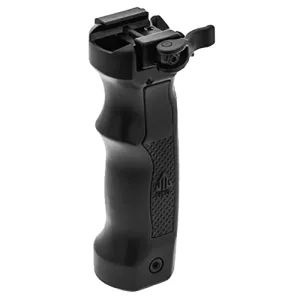 Utg D-grip,ambi. Qr Deployable Bipod,blk