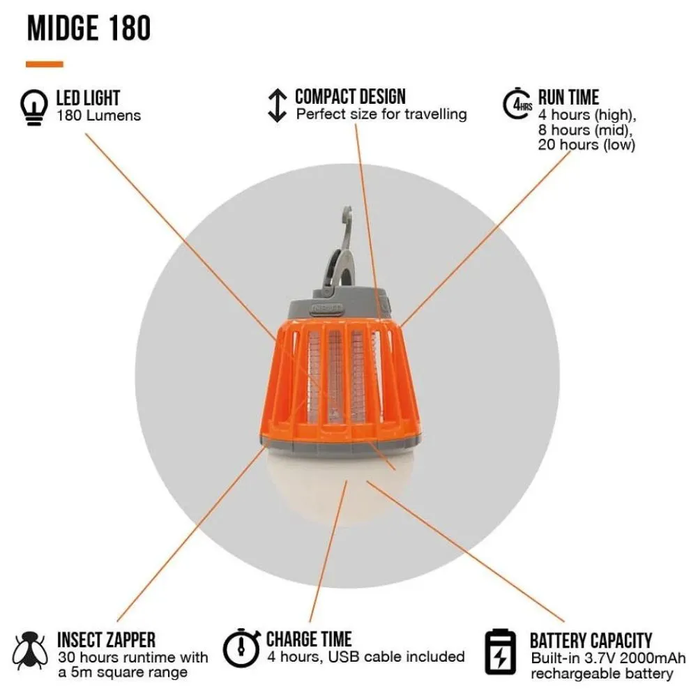 Vango Midge 180 Camping Lantern