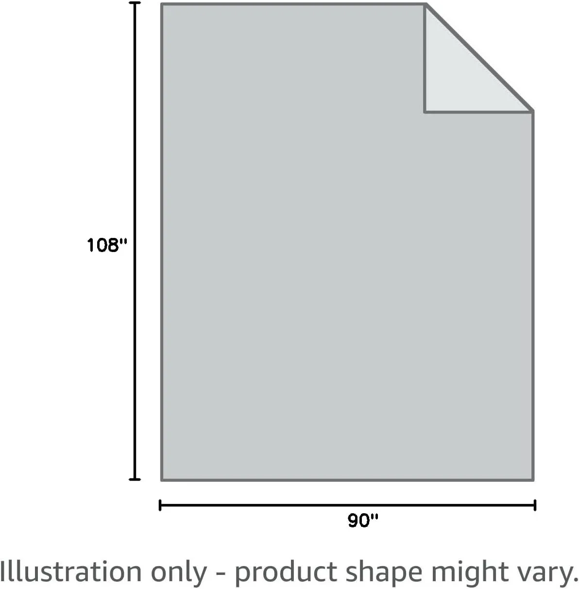Vellux 100% Cotton Blanket - Soft, Breathable, Cozy & Lightweight Thermal Blanket All-Season Twin Size Perfect for Layering Bed, Couch & Sofa - Hotel Quality (66 x 90 Inch, Grey)