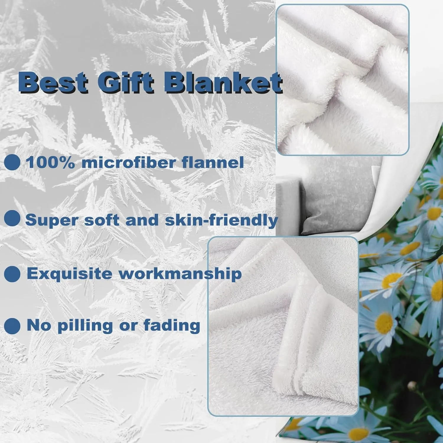 Vibrant Mermaid Throw Blanket 60"x80", Oceanic Fantasy Theme Blankets for Living Room Couch, Home Decor, Soft Flannel Mermaid Gifts for Adults and Women