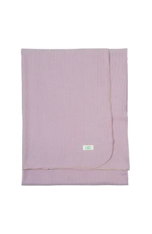 Waffle Stretch Knit Blanket - Lavender