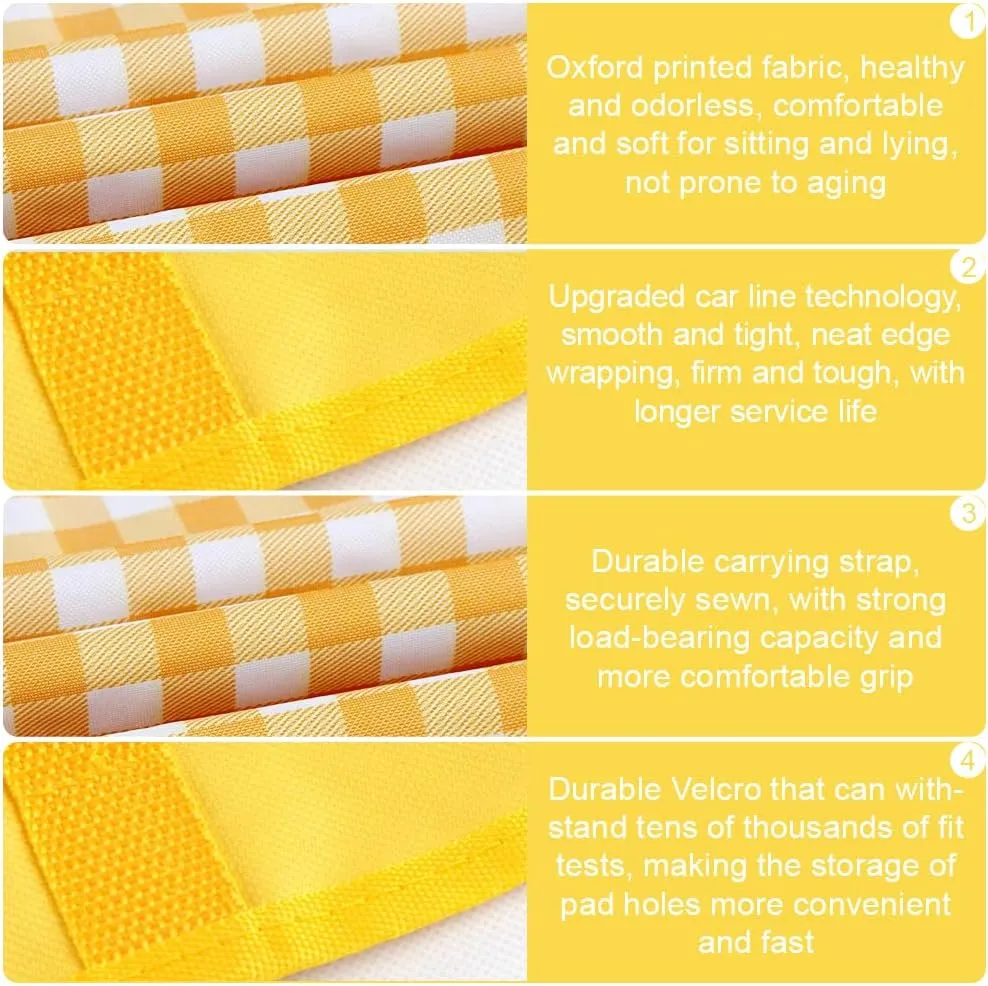 Waterproof Foldable Outdoor Picnic Mat,2023 New Extra Large Beach Blanket Foldable Lightweight Waterproof Sand Mat,Portable Travel Blanket Play Mat for Beach Camping Hiking Park (#A5, 80 *80 in)