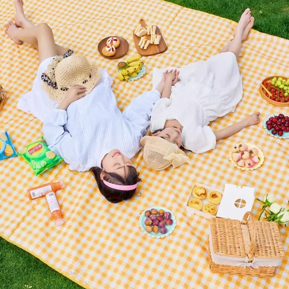 Waterproof Foldable Outdoor Picnic Mat,2023 New Extra Large Beach Blanket Foldable Lightweight Waterproof Sand Mat,Portable Travel Blanket Play Mat for Beach Camping Hiking Park (#A5, 80 *80 in)