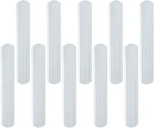 Weighted Vests Steels Plates：10 PCS Training Weight Long Steels Plate Weighted Loading Leg for Running Fitness Equipment (Silver 15X2.5X0.6CM)