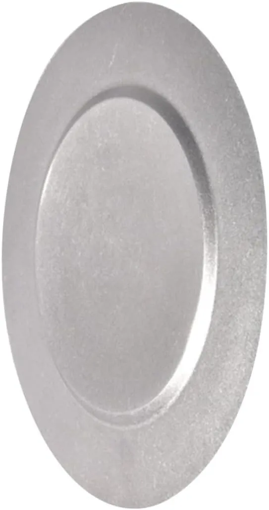 Western Style Stainless Steel Plate Dinner and Dessert Camping and Hiking Smooth Edges Easy to Maintain