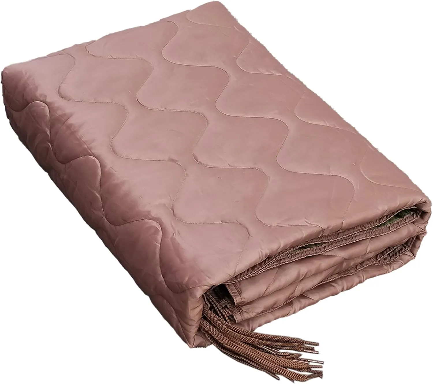 Woobie Blanket, Thermal Insulated Military Poncho Liner, Water-Resistant, Portable, Insulation, for Hiking, Survival with Compression Carry Bag (Od - Coyote)