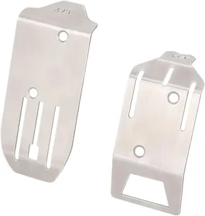 XBERSTAR RC Chassis Armor Guard Plate for Arrma 1/18 Typhon Grom RC Steel Front Rear Chassis Protective Plate for Arrma 1/18 Typhon Grom RC Upgrade Parts Accessories