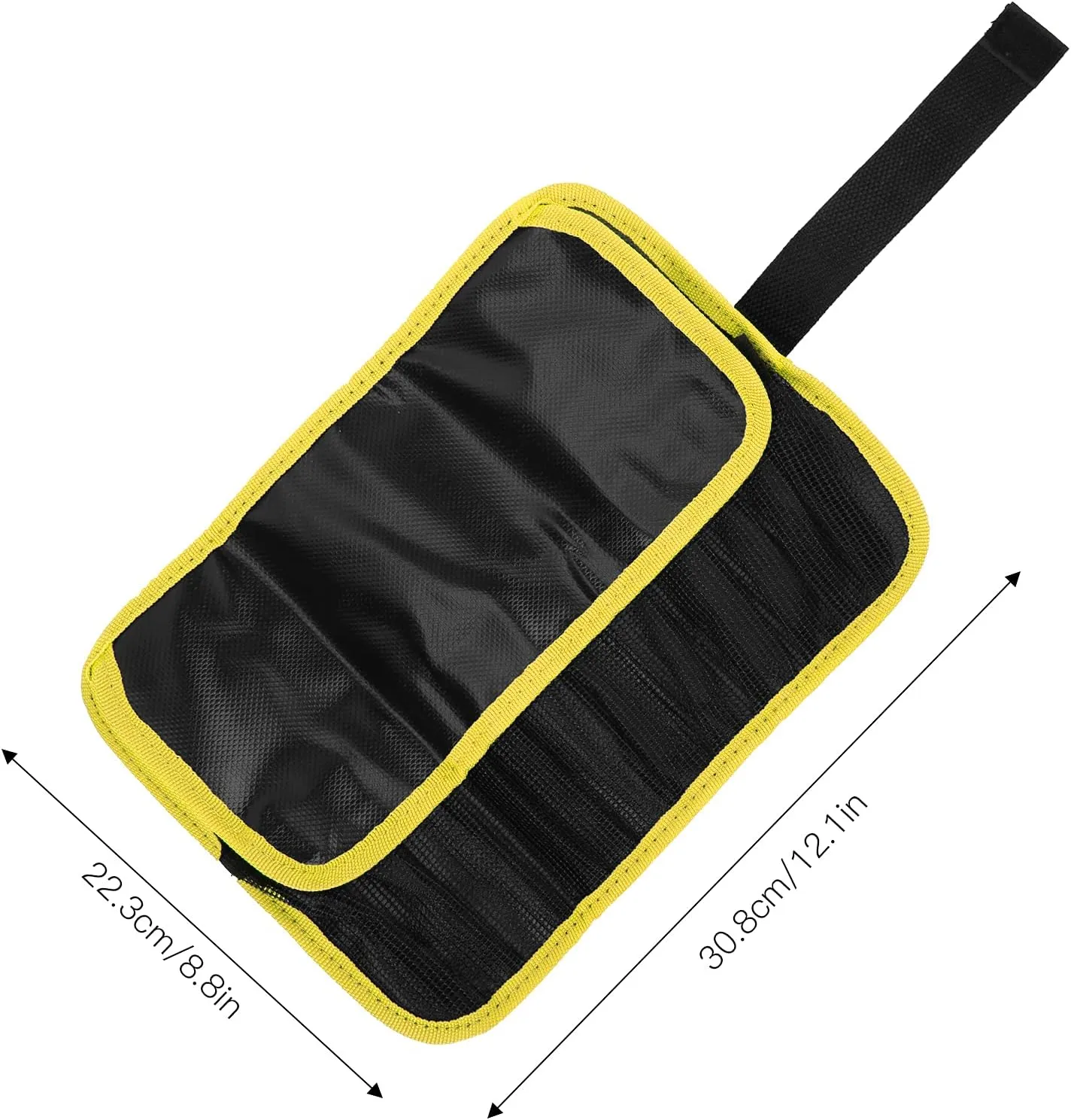 XPSSJMU Bait Storage Bag Tackle Binder Reel Type Iron Plate Bag Waterproof Convenient Foldable Tool Bag Suitable for Fishing Rafting Sea Fishing