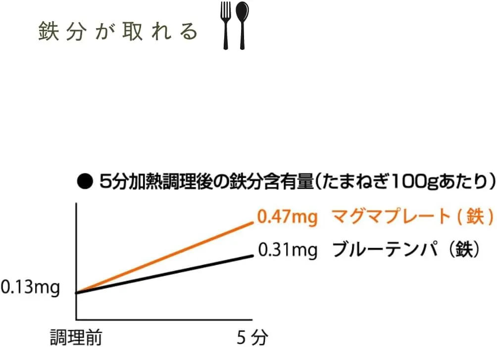 Yanagi Sori Iron Frying Pan With Non-Stick Magma Plate, Induction Compatible, 8.7 Inches (22 cm), Lid Included, Good Oil Friendly, Quick Heat Conduction, Easy to Pour