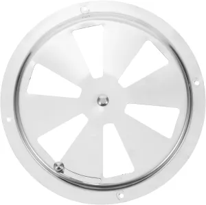 Yardwe Stainless Steel Manual Boat Vent Cover Round Butterfly Ventilation Plate with Side Knob for Yacht and Rv Durable Stainless Steel Easy for Airflow Regulation