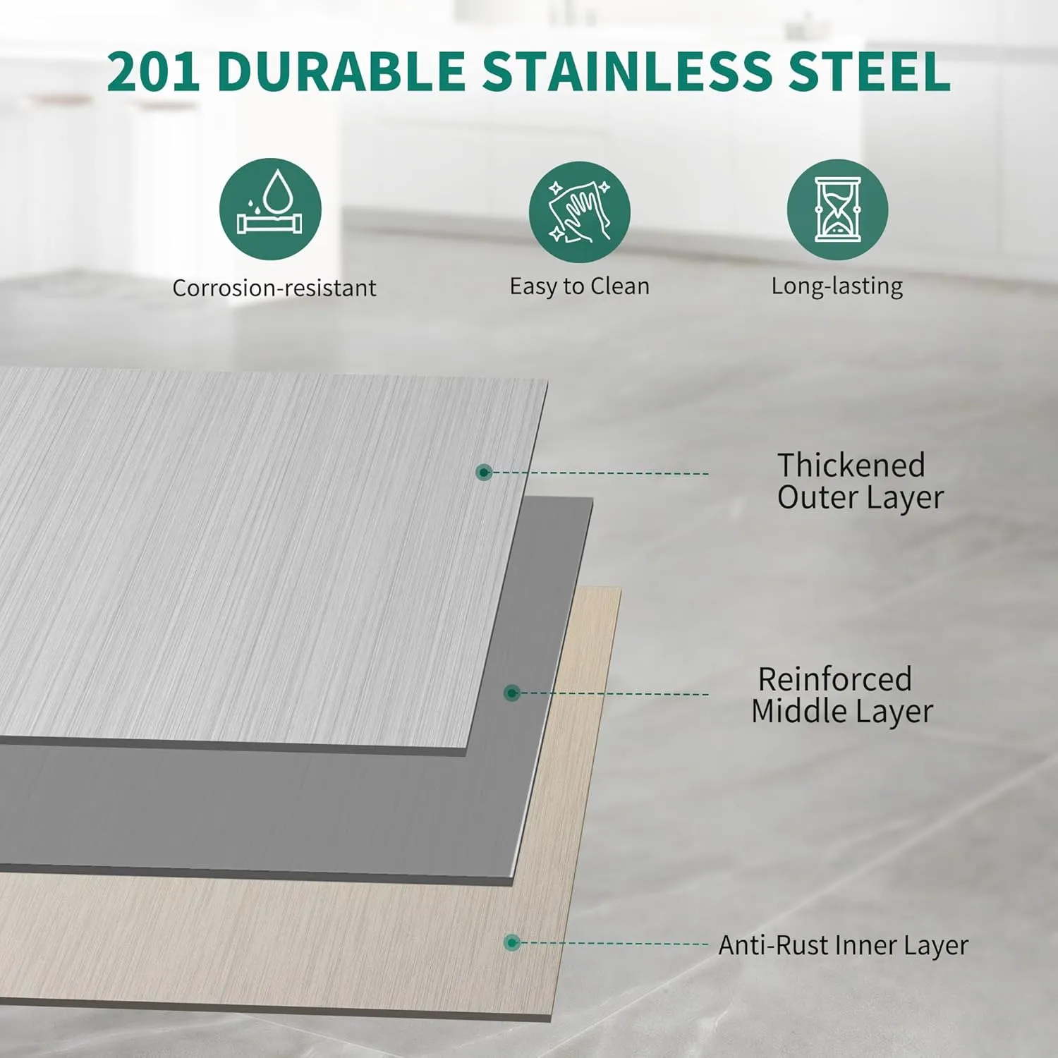 YITAHOME 36" x 24" Stainless Steel Table with Wheels for Prep & Work with Backsplash, NSF Metal Table Prep Table with Undershelf for Home Kitchen Restaurant Garage Warehouse